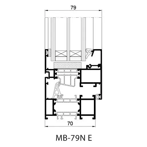 Aluprof MB 79N projekt Split - aluminijski prozori
